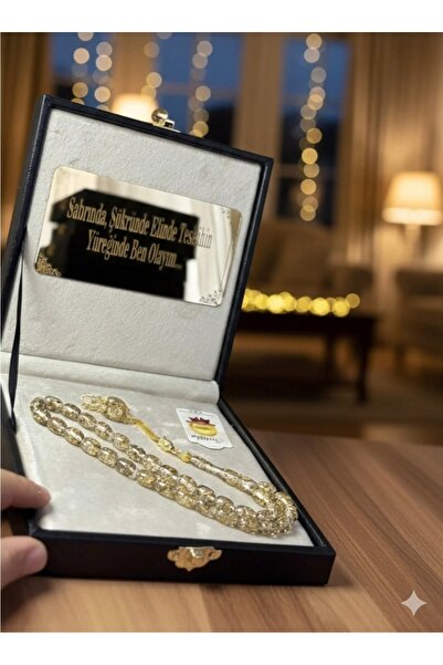 Altınsoy collection ÖZEL SERİ PREMİUM SERİ ROSARY GOLD ALTIN PARÇACIKLI TESBİ...