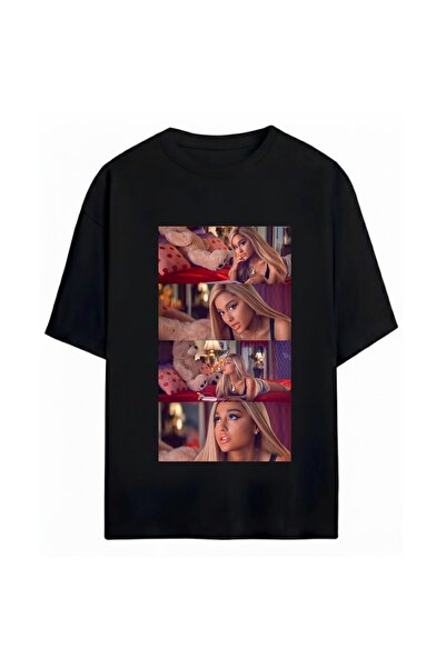 SVART WEAR Ariana Grande Printed Unisex Oversize 100% Cotton T-Shirt