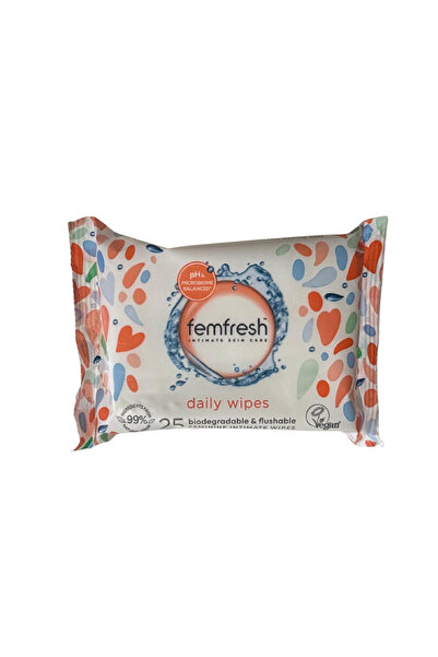 Femfresh مجموعة العناية بالمنطقة الحساسة - مناديل مبللة وبودرة ماصة للرطوبة