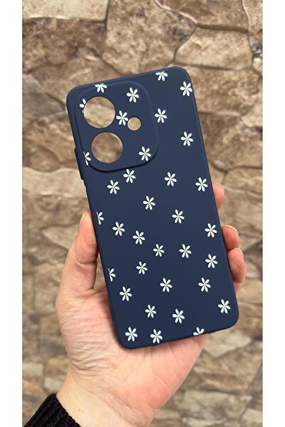 Vip Case Oppo A3 Compatible Mini Daisy Patterned Silicone Shock Absorbing Cla...