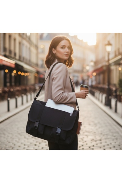 Cerisse Postacı Çantası Astarlı Ayarlanabilir Askılı Su Geçirmez Kumaş
