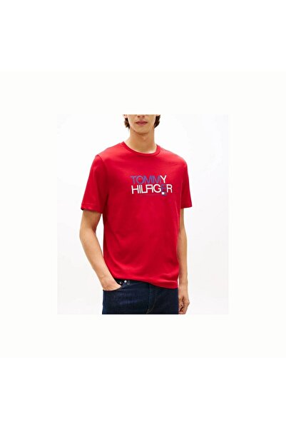 Tommy Hilfiger Mw0Mw42369 Brand Love Big Text Men's T-Shirt