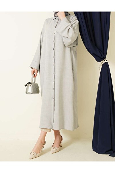 Burcia Wide Sleeve Oversize Long Shirt