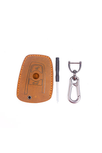 AUTOTOB Husa cheie BMW, din piele, maro