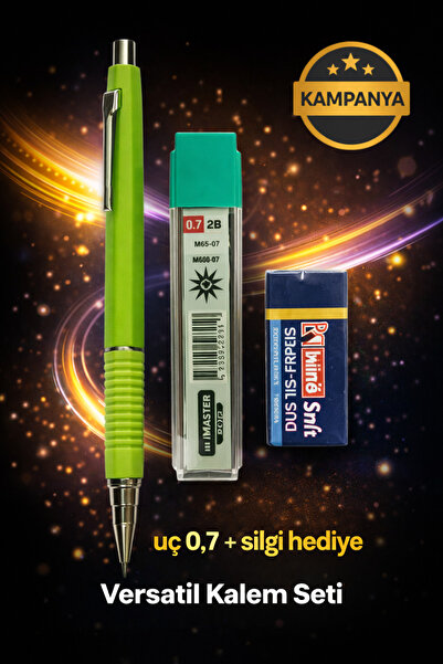 W-Design 1 Piece 0.7 Versatil Pen + 1 Piece 0.7 Tip + 1 Piece Eraser Set of 3