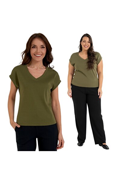 MORAJ WOMEN'S BLOUSE LOOSE COTTON SHIRT COMFORTABLE T-SHIRT COMFORTABLE