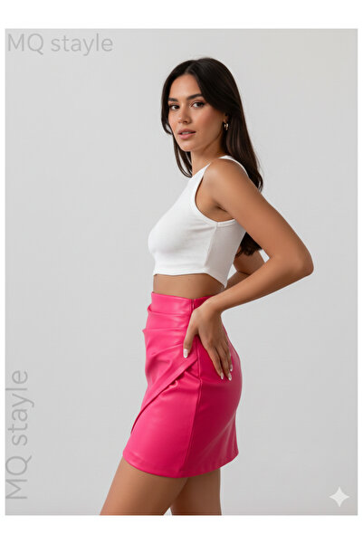 MQ High-waisted Leather skirt, made in Turkey (MQ Collection)