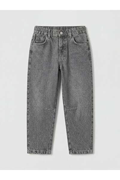 LC Waikiki Gray Elastic Waist Boys' Trousers