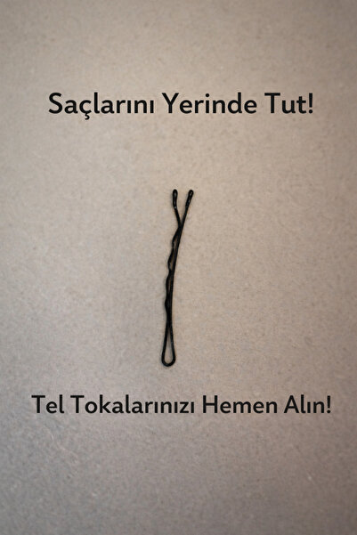ASİLİA Siyah tel toka