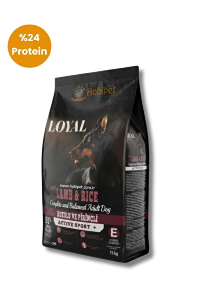 Loyal Active Sport Kuzu Etli ve Pirinçli Yetişkin Köpek Maması 15 Kg