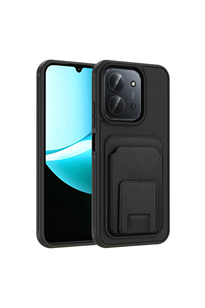 NANOSPACE Case Compatible with Redmi 15C Tpu Bikart Cover with Card Holder