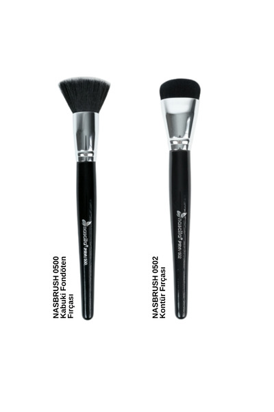 nascita Kabuki Foundation Brush 500, Contour Brush 502
