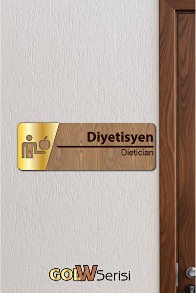 Yalıgraf Reklam Tabela GOLW Serisi - Gold Pleksi Detaylı Ahşap Ofis İsimliği ...