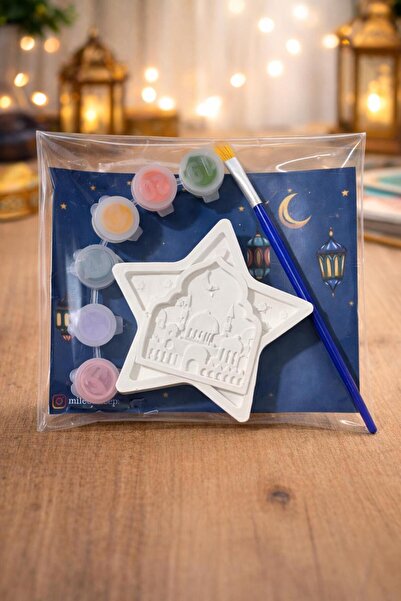 MİLE CONCEPT Ramazan Temalı Taş Tozu Boyama Seti – DIY Hobi Kiti; Kendin Yap,...