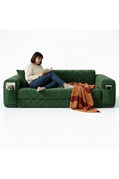 Puftic MAHAL Konforun En Şık Hali Koltuk Kanepe Tamamen Sünger Yıkanabilir Kı...