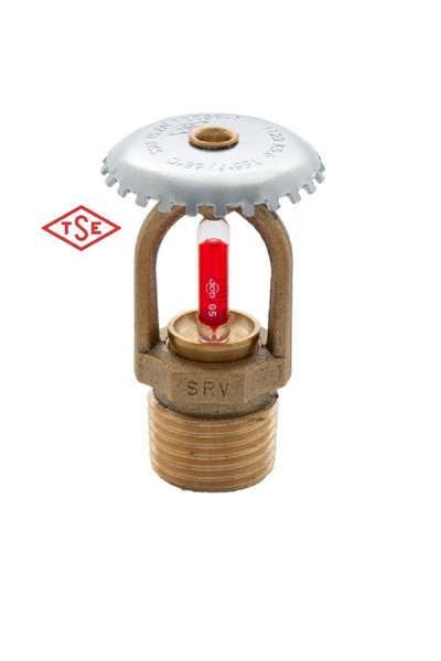 1/2" 680C S.T PİRİNÇ UPRİGHT SPRİNKLER SRV TSE 50'Lİ PAKET