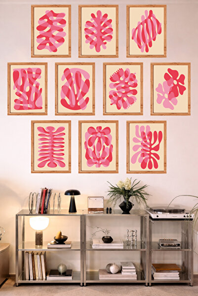 UNT 10-Frame Look Kitchen |   Modern |   Retro Wall Poster Painting Set – 15X...