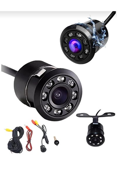 AUDİOMAX Araç Geri görüş park kamerası 8 LED park çizgili gece görüşlü