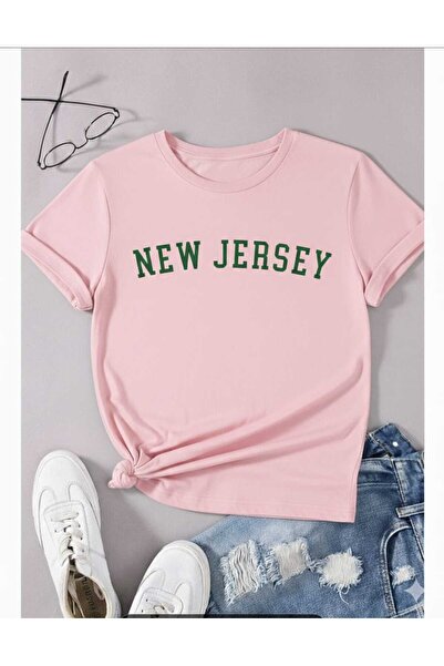 New Shine New Jersey Printed Pink Unisex T-Shirt