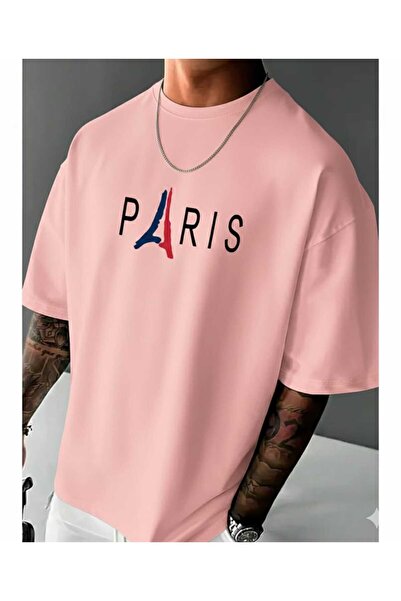New Shine Paris Printed Pink Unisex T-Shirt