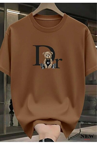 New Shine Teddy Bear Dr Printed Brown Unisex T-Shirt
