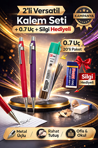 W-Design 2 Pieces of 0.7 Versatil Pen + 1 Piece of 0.7 Tip + 1 Piece of Erase...