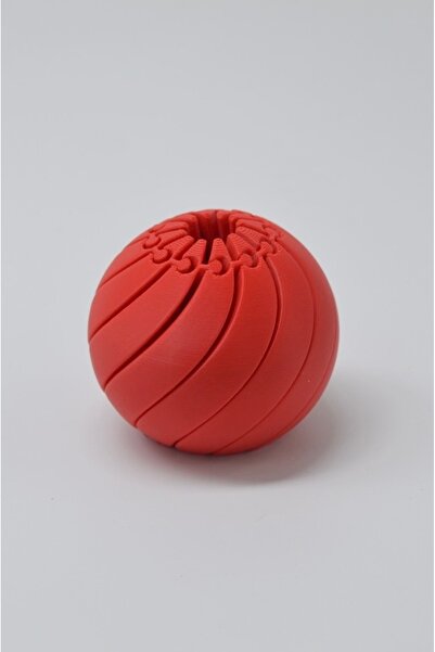 VERTEX 3D HAREKETLİ STRES YUMURTASI KIRMIZI