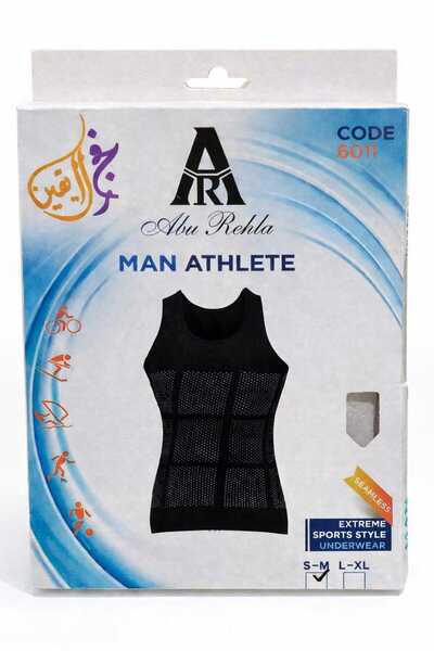 abu rehla Men's cotton sports compression garment, soft and comfortable fabri...