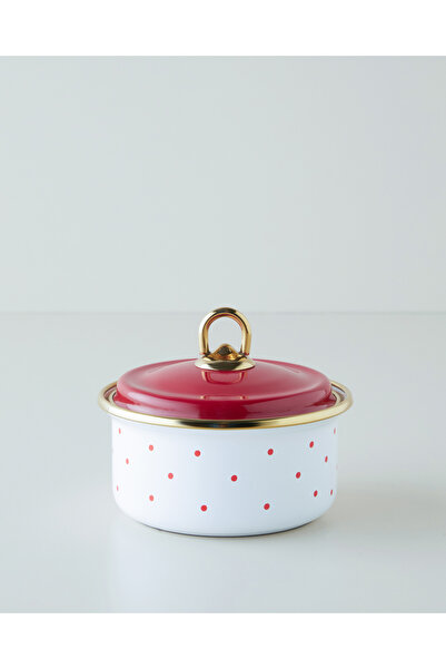 English Home Bright Dream Emaye Baharatlik 0,5L Kırmızı - Beyaz