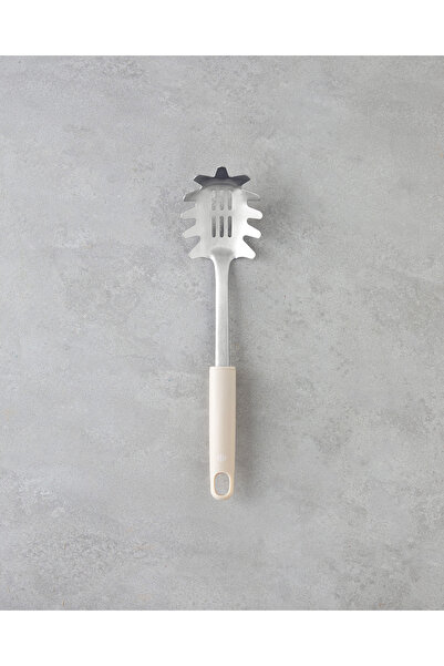 English Home Maisy Paslanmaz Çelik Salata Maşası Servis Gereci 31,5 cm Krem