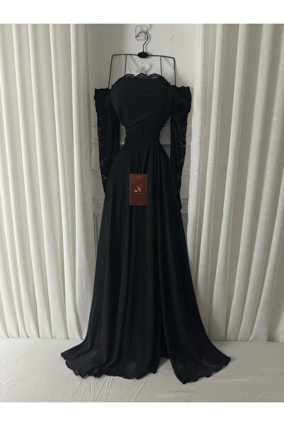 LAYAL DRESSES black tulip dress
