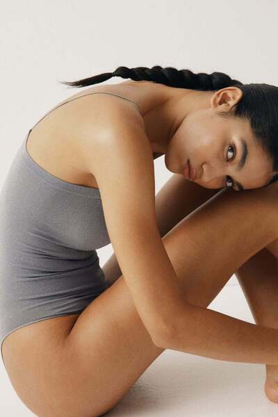 H&M Glittery seamless body