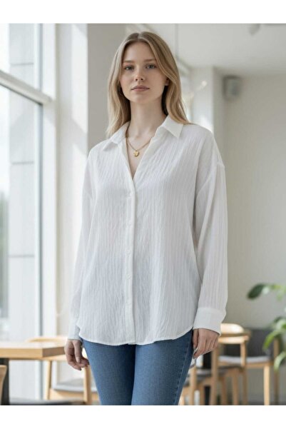 H&D DÜNYASI PARİS ÇİZGİLİ SALAŞ GÖMLEK