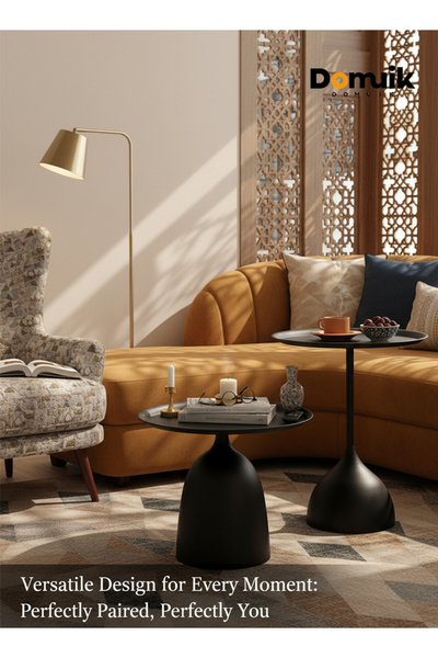 Domuik Set of 2 Coffee Table Nordic Sofa Side Decorative Small Space Living R...