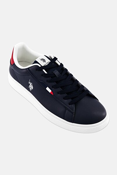 U.S. Polo Assn. Men Brand Logo Lace Up Casual Shoes, Navy