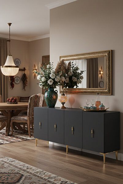 zetuna home KA1812AG KONSOL, ÇOK AMAÇLI DOLAP, KAHVE KÖŞESİ VE TV SEHPASI ANT...