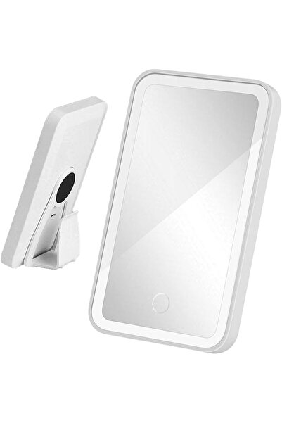 HPYTECH 🌟 Dokunmatik LED Işıklı Araç Makyaj Aynası💡Şarjlı Taşınabilir Güneş...