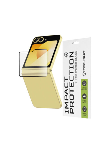 Techsuit Samsung Galaxy Z Flip 6 111 D Full Glue Full Cover Glass Film