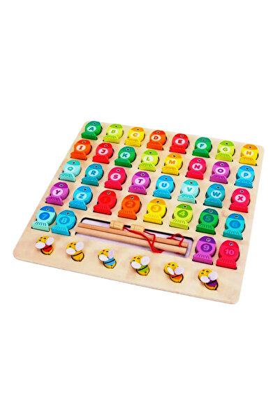 OEM Joc magnetic de pescuit și albinute din lemn – motricitate și dexteritate