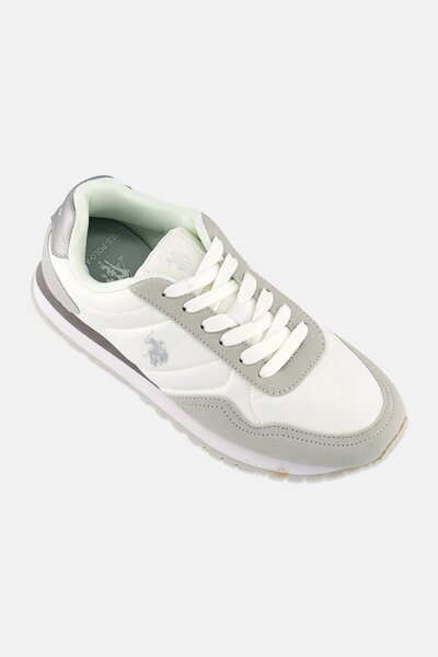 U.S. Polo Assn. Women Lace Up Casual Shoes, White