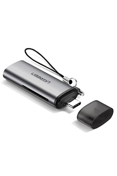 Ugreen Cititor de carduri USB-C, SD, TF Ugreen, 5Gbps, Gri
