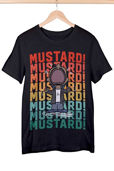 Texclusive تيشيرت كيندريك لامار تي شيرت ماستارد تي شيرت أسود للجنسين تي شيرت ...