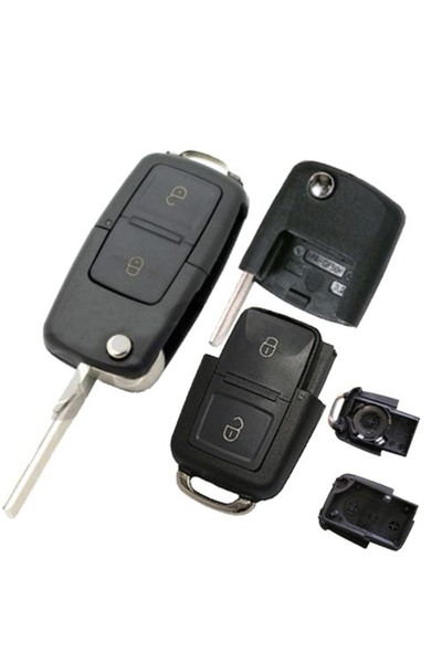 Aftermarket Carcasă cheie compatibilă cu MK4, 2002-2005, 2 BUTOANE,