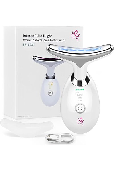 Glamlux.Store ES-1081 Intense Pulsed Light Facial Massager | LED EMS Wrinkle ...