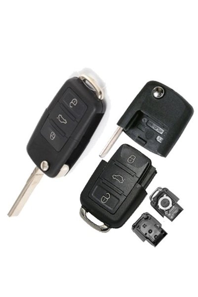 Aftermarket Carcasă cheie compatibilă cu B5.5, 3 butoane,