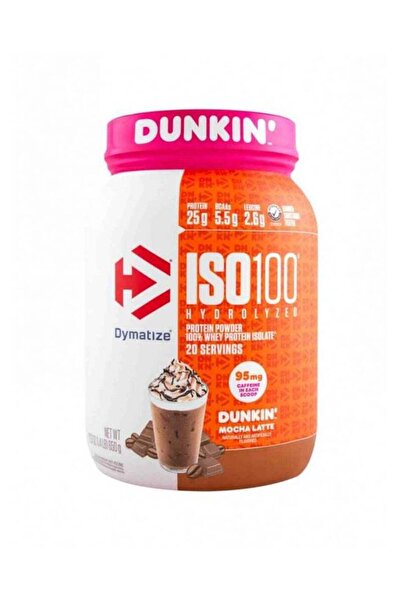 Dymatize Iso100 Whey Protein Isolate 20 Servings Dunkin Mocha Latte 660g