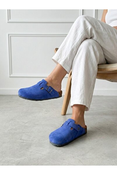 Mycorni Unisex Genuine Suede Closed Sabo Slippers - Arch Supported Anatomical...