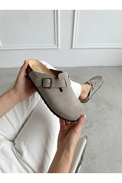 Mycorni Unisex Genuine Suede Closed Sabo Slippers - Arch Supported Anatomical...