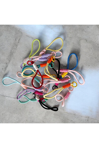 ORGANICYOU YIWU Tek Ayarlanabilir Örgülü Basit Tarz Cep Telefonu Askısı & CHA...