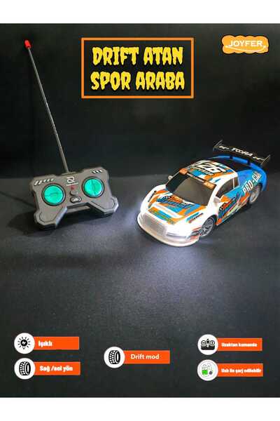 Joyfer Full Fonksiyon Yüksek Hızlı Uzaktan Kumandalı Şarjlı Işıklı Spor Drift...